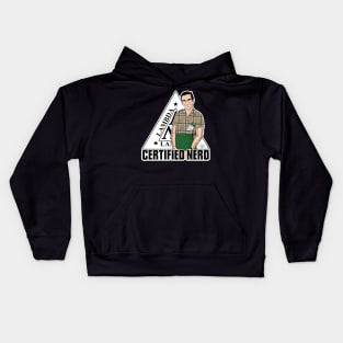 Certified Nerd (Skolnick) Kids Hoodie